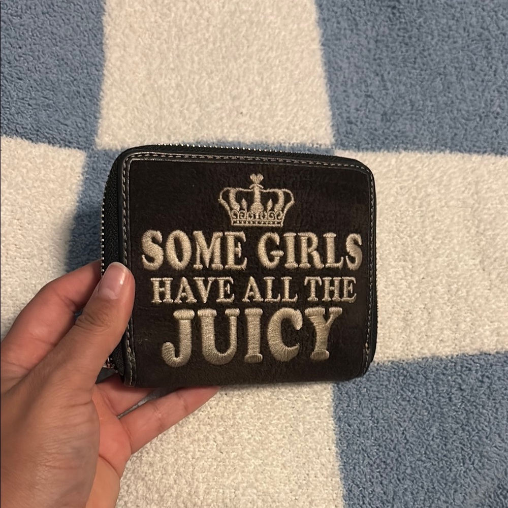 Juicy Couture Black and Gold Wallet